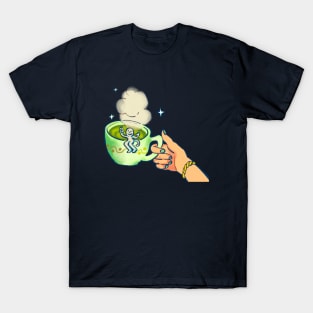 funky tea cup guy in caroline's tea cutscence / stardew valley T-Shirt